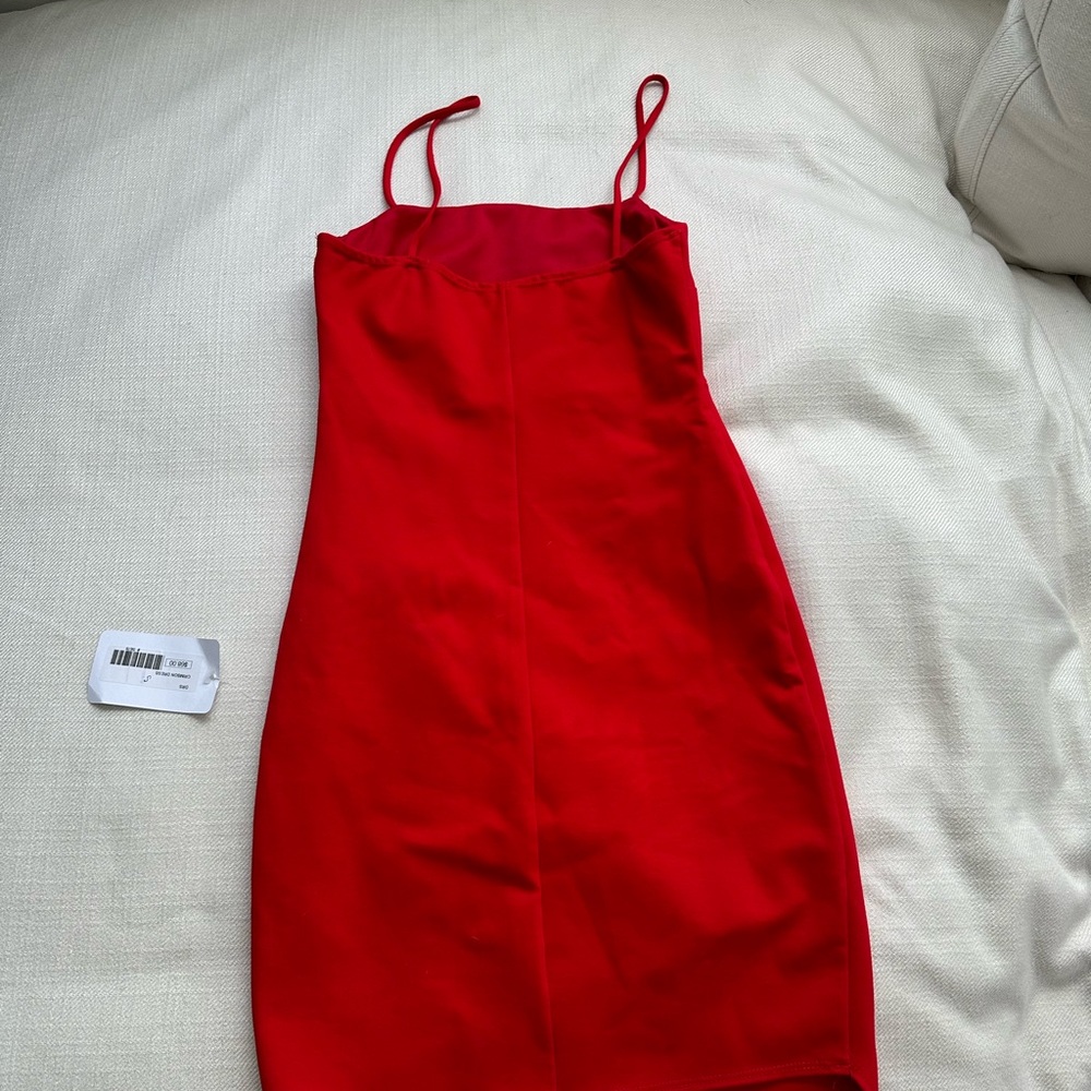 Small Red Mini Dress - Picture 2 of 3